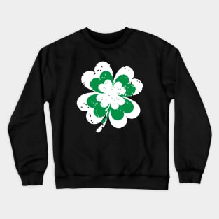 Saint Patty Lucky Shamrock Clover Leprechaun Crewneck Sweatshirt